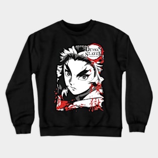 Rengoku black and white Crewneck Sweatshirt